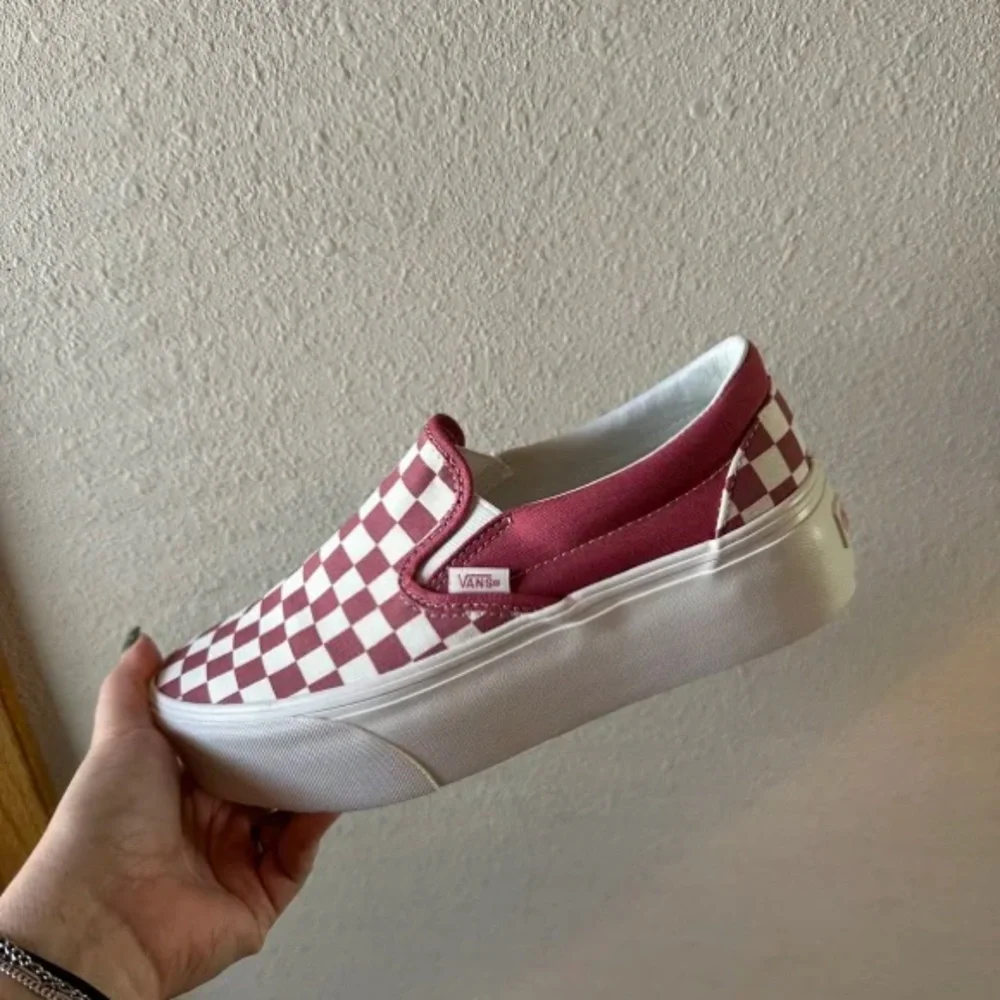Vans womens classic checkboard slip on platform 34mm height, NWB - Picture 8 of 8